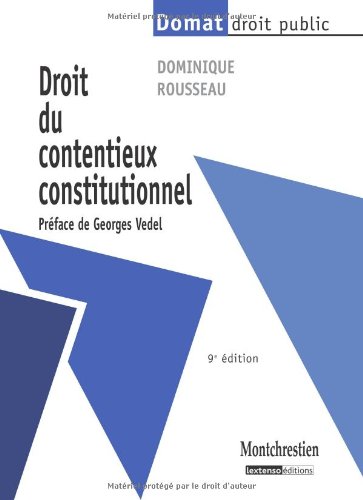 Droit du contentieux constitutionnel