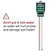 Hofun Soil pH Meter, 3-in-1 Soil Moisture/Light/pH Tester Gardening Tool Kits for Plant Care, Great for Garden, Lawn, Farm, Indoor & Outdoor Usethumb 2