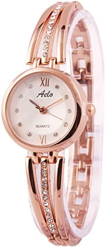 Rose Gold Analog Silver Dial Women's Watch - Www1040
