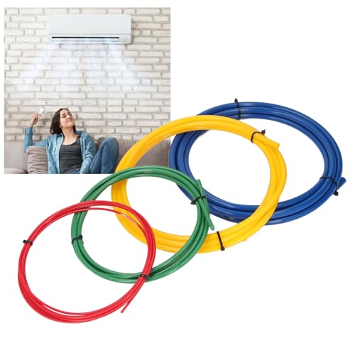 4 Pcs 4M Air Conditioning Copper Pipe Bender Pipe Bender PE Plastic Bending Machine Built-in Bending Sleeve