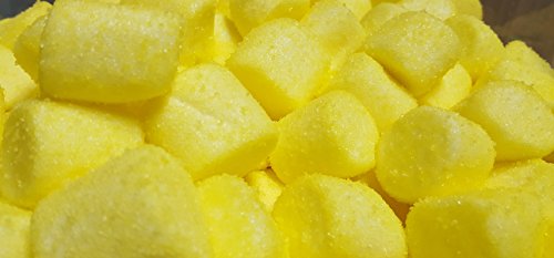 Sugared Marshmallows Yellow 2 Pounds 100 Pieces - Yellow Candy