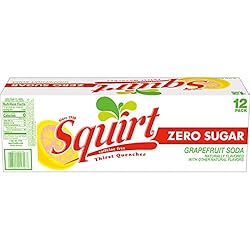 Squirt Zero Sugar Grapefruit Soda, 12 fl oz