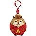 TY Alvin and the Chipmucks - Alvin & Brittany Soft Plush Keyring Beanie Toys Twin Pack