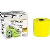 Thera-Band Latex Free Exercise Bands, THIN , YELLOW, 25 YARDS