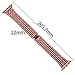 VIQIV Bling Bands for Compatible with Apple Watch Band 38mm 40mm 42mm 44mm iWatch Series 5/4/3/2/1, Luxury Diamond Bracelet Metal Wristband Strap for Women