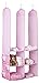Delta Children Nursery Storage 24 Piece Set - Easy Storage/Organization Solution - Keeps Bedroom, Nursery & Closet Clean, Pink
