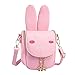 SUNMALL Little Girl Purse Cute Crossbody Bag Kids Messenger Shoulder Handbag for Little Girls (Pink)