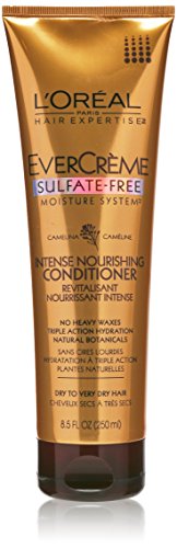 L'Oreal Paris EverCreme Sulfate-Free Moisture System Intense Nourishing Conditioner, 8.5 Fluid Ounce