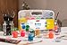DACO Brillia Kids Paint, 25 Colors Art Set, 0.7 fl.oz (20ml) Paint Pots with Carry Case, School Supplies for Kids, Non Toxic Tempera Paint, Washable Paint for Kids, Art and Craft Supplies & Materials
