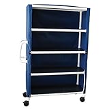 MJM International 350-24"-3C Three Shelf Jumbo Cart
