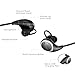 Win-Market Qy8 Bluetooth Headphones V4.1 Wireless Sport Stereo In-Ear Noise Cancelling Sweatproof Headset with APT-X/Mic for iPhone 6s Plus Samsung Galaxy S6 S5 Note 5 and Android Phones (Black)