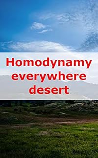 Livro Homodynamy everywhere desert