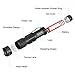 Super Bright Mini LED Tactical Flashlight, Rechargeable (18650 Battery Include), Zoomable, Water-Resistant, 1000 Lumen LED Outdoor Torch with 5 Modes for Emergency Camping Hiking