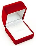 Novel Box Flocked Ring Gift Box Jewelry Display