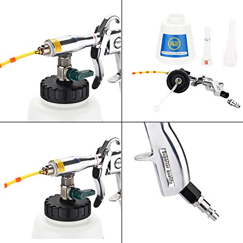 CPROSP Car Cleaning Gun Interior Washing Air Blow Gun Automotive Air Pulse Cleaning Equipment High Pressure Foamaster Nozzle Sprayer with 1L Foam Bottle