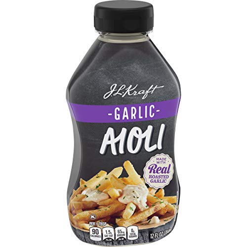 KRAFT MAYO GARLIC AIOLI (12 OZ BOTTLE)