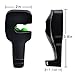 EldHus Blk Universal Car Back Seat Headrest Hanger Holder Hook for Bag Purse Cloth Grocery 2PC Black