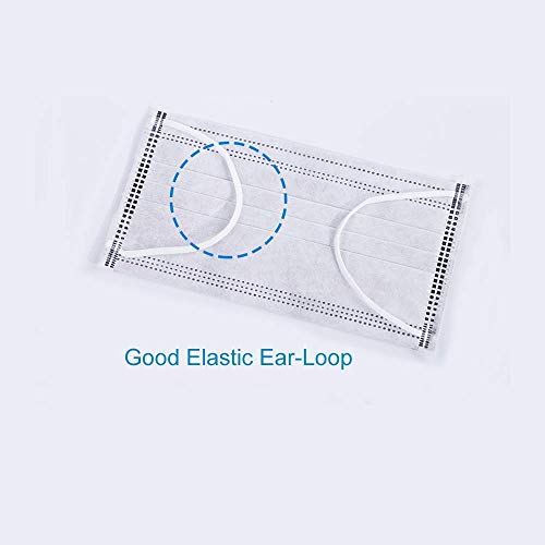 Professional Disposable Face Mask with Carbon Filter (4-Ply) with Earloop for Virus, Bacteria, Germ, Dust, Pollen, Particle Protection (50) - Thumbnail 4