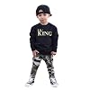 baohooya 2 stuks baby-overall 12 maanden tot 5 jaar, babyset voor meisjes en jongens, T-shirt + broek, camouflage-set…
