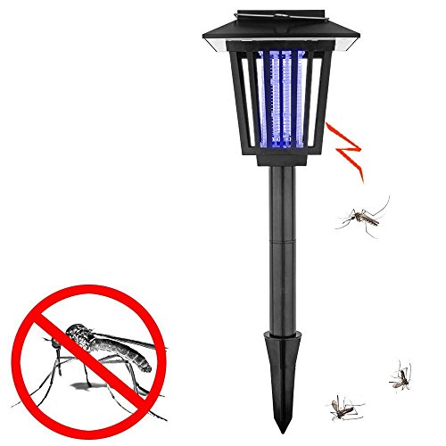 SZMYLED Solar-Powered Outdoor Bug Zapper/Mosquito Killer-Hang or Stick in the Ground-Dual Modes-Bug Zapper Garden Light Function SZMYLED Solar-Powered Outdoor Bug Zapper/Mosquito Killer-Hang or Stick in the Ground-Dual Modes-Bug Zapper Garden Light Function