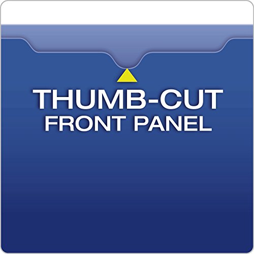 Pendaflex Translucent Poly File Jackets, Letter Size, Assorted Colors