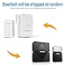 ANNKE Wireless Doorbell No Batteries Required Push Button Portable Door Chime with LED Indicator at 120m Range