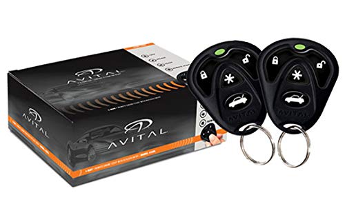 Avital 3100LX 1-Way Car Security System Alarm Keyless Entry + Door Lock Actuator