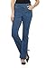Rekucci Jeans Women's Ease in to Comfort Fit Pull-On Stretch Bootcut Denim Pants (10SHORT,Md. Stone Wash)