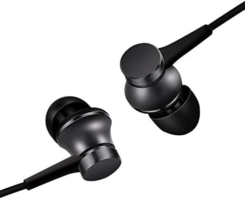 Original Xiaomi Piston Fresh Edition Wired Control Earphone Headphone With Mic (Black)