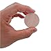 1.5 Inch Natural Wood Slices Unfinished Round Wood Coins for DIY Arts & Crafts Projects, 100 per Pack.