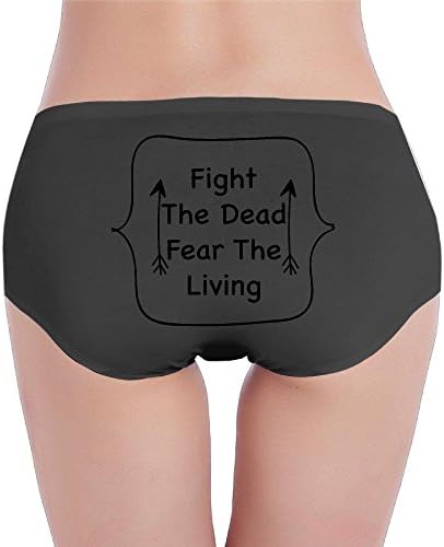 WEIQUN Fight The Dead. Fear The Living Womens Briefs Halloween X-Large