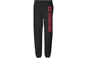 CAMPUS LAB Official Collegiate NCAA Jogger Sweatpants Unisex for Men & Women Collegiate Team Logo Black Collection