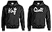 King and Queen - Couples Two Hoodie Combo Pack