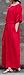 Soojun Women's Elegant Chinese Retro Cotton Linen Maxi Dresses with Belt,Red,One Size