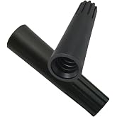 HHCLBYFA Squeegee Adapter, Black, 2pc | Changes Threaded Tip to Standard Friction Taper Fit
