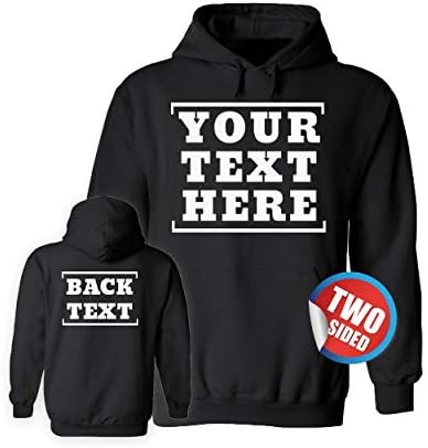Custom 2 Sided Tshirts - Front & Back - Design Your Own T Shirt - Customized Tee Shirts
