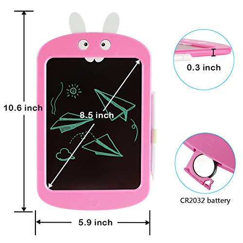 Matesy Kids Toys for 3 4 5 Year Old Girls Toys Age 3-5, LCD Drawing Tablet Writing Board Gifts for 3 5 Year Old Boys and Girls Birthday Gifts Age 3-5 Toddler Electronic Handwriting Board Drawing Pad - Thumbnail 6