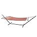 Blissun 10' Hammock Stand Outdoor Patio Heavy Duty Coated Steel Tube Frame with Hooks