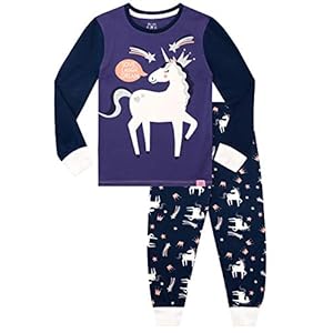 Harry Bear Meisjes Pyjamas Nauwsluitend Fit Eenhoorn