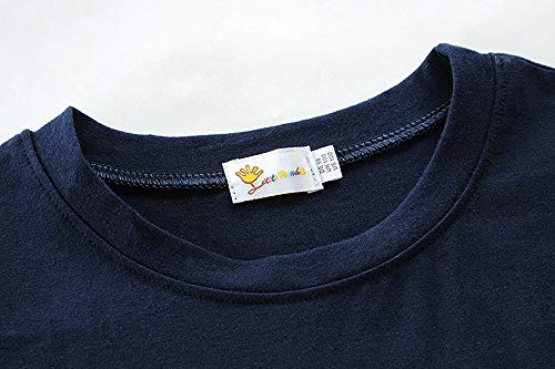 41Hm47lTdIL Little Boys Pajamas Cars Motorcycle 100% Cotton Toddler Short Sleeve Sleepwear Boys Summer PJs Clothes Outfit Sets 2-7T - Image 5