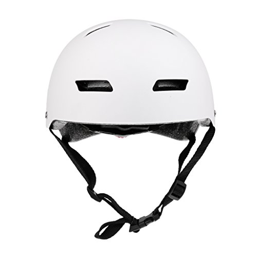 Dolity Water Sports Safety Helmet & Adjustable Chin Strap for Kayak Canoe Boat Rafting Wakeboard Skateboard Cycling - Choice of Color - Dumb white