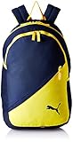 Puma 17 Ltrs Navy-Yellow Casual Backpack (7512103)