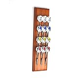 Wood Darts Holder/Stand/Caddy Display, Holds 12 Steel/Soft (Plastic) Tip Dart. Game Room, Man Cave, Home Bar Decor, This Wooden Rack Perfectly Matches The Cabinet to Your Board/Scoreboard(Primary)