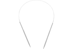 uxcell Aluminum Circular Knitting Needle 16 Inch (40cm) Length Size US 2.5 (3mm) Round Knitting Needle for Handmade Projects 