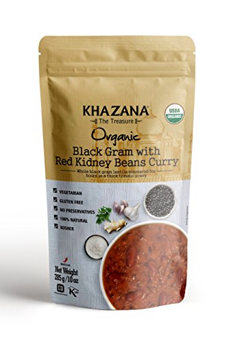 Khazana Gourmet Indian Entrée |USDA-Organic/Vegan|- ALL 5 FLAVORS Curry Variety Pack • 10oz(5 Pack) • [Fully Cooked & Ready-to-Eat Meals/Snacks/Dinner for a tasty bite of Indian Kitchen Food] - Thumbnail 2