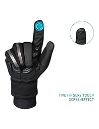 INBIKE Winter Cycling Gloves for Man 3M Thinsulate Gloves Touchscreen Warm Gloves for Cold Weather