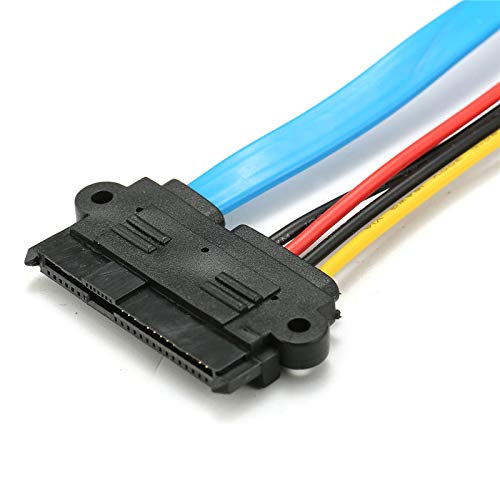 About 70cm Hard Drive Adapter Cord Cable SAS Serial Attached SCSI SFF-8482 to SATA HDD Hard Drive Adapter Cord Cable Blue Color