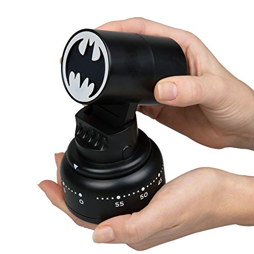 DC Batman Kitchen Timer - Bat Signal Lights Up When Done - Cook Like a Super Hero