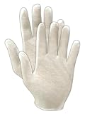 Magid TouchMaster 651J Cotton Lisle Inspection Glove, Men's Jumbo  (Pack of 12)