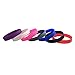 Nothing is Impossible, Exceed Your Own Expectations Motivational Silicone Wristbands, Rubberband Bracelets for Fitness, Workouts, Exercise, Basketball, Lifting, Team Sports